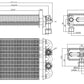 Bithermic Heat Exchanger for Gas Boiler Compatible with Biasi Boiler Sky 24 BI1472104