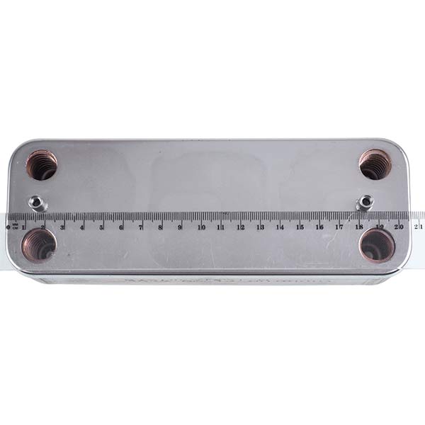 DHW Plate Heat Exchanger (18 plates) for Gas Boiler Compatible with Demrad, Protherm, Ariston 3003200018