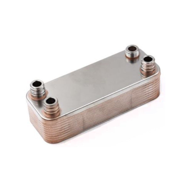 DHW Plate Heat Exchanger (18 plates) for Gas Boiler Compatible with Vaillant 20161220