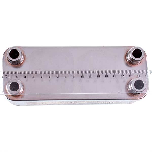 DHW Plate Heat Exchanger (20 plates) for Gas Boiler Compatible with Vaillant 065153