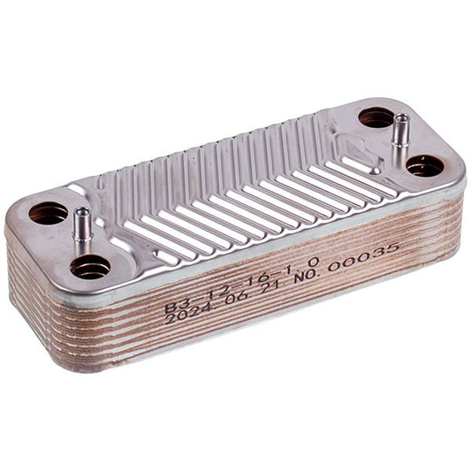 DHW Plate Heat Exchanger (16 plates) for Gas Boiler 7006951209