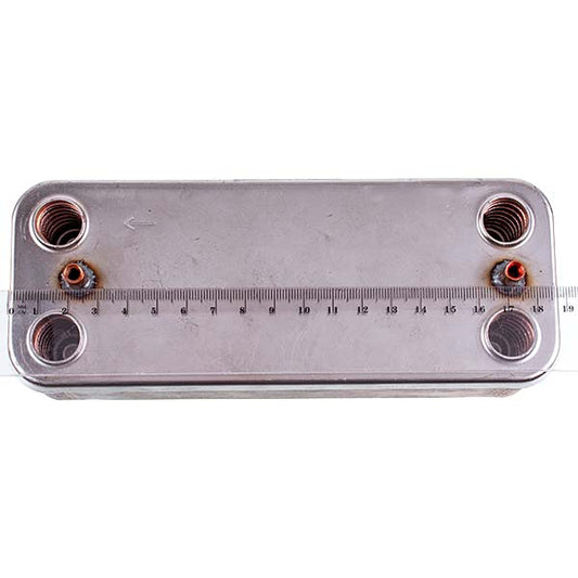 DHW Plate Heat Exchanger (16 plates) for Gas Boiler Compatible with Beretta R8037
