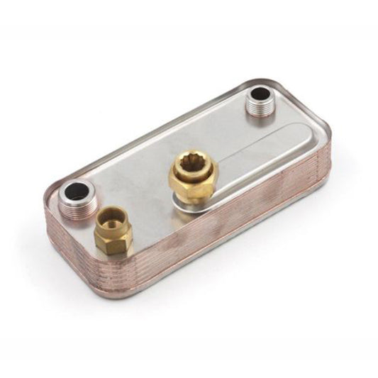 DHW Plate Heat Exchanger (15 plates) for Gas Boiler Compatible with Immergas Nike/Eolo Mini 1.013430