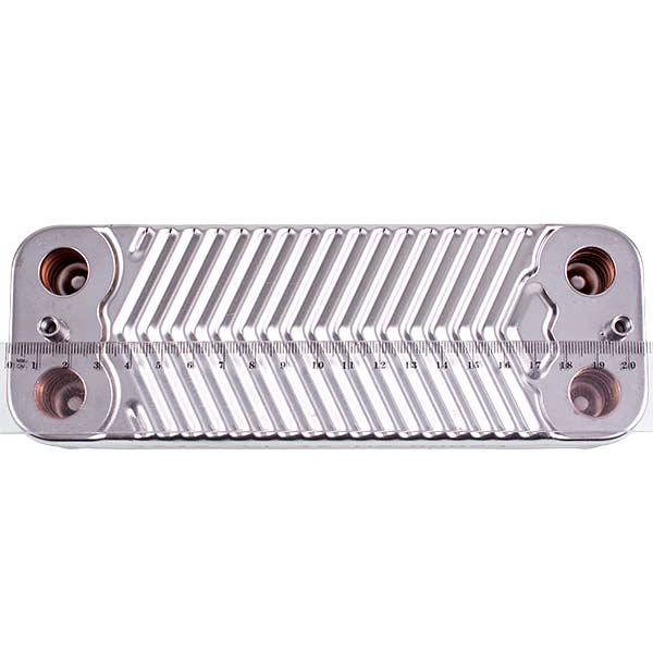 DHW Plate Heat Exchanger (12 plates) for Gas Boiler Compatible with Wolf 2980426