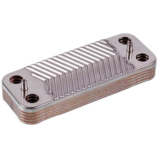 DHW Plate Heat Exchanger (10 plates) for Gas Boiler Compatible with Italtherm City Class 24C, 25F 515001740