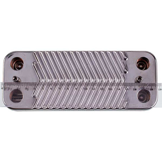 DHW Plate Heat Exchanger (10 plates) for Gas Boiler Compatible with Italtherm City Class 24C, 25F 515001740