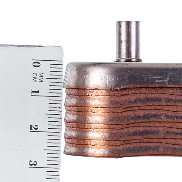 DHW Plate Heat Exchanger (10 plates) for Gas Boiler Compatible with Italtherm City Class 24C, 25F 515001740