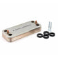 DHW Plate Heat Exchanger Zilmet (10 plates) for Gas Boiler Compatible with Italtherm Smart 401120017