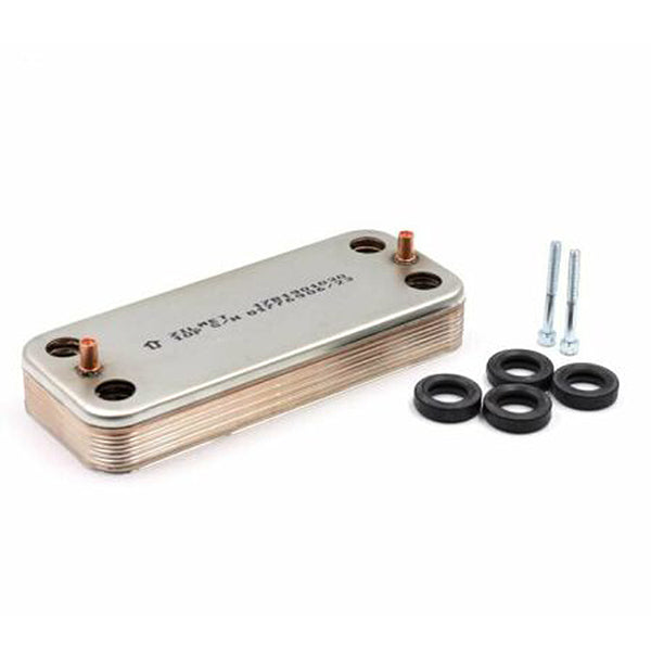DHW Plate Heat Exchanger Zilmet (10 plates) for Gas Boiler Compatible with Italtherm Smart 401120017