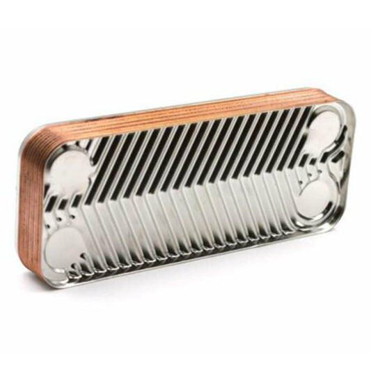 DHW Plate Heat Exchanger Zilmet (10 plates) for Gas Boiler Compatible with Italtherm Smart 401120017