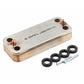 DHW Plate Heat Exchanger Zilmet for Gas Boiler Compatible with Italtherm Smart 30 kW 401120020