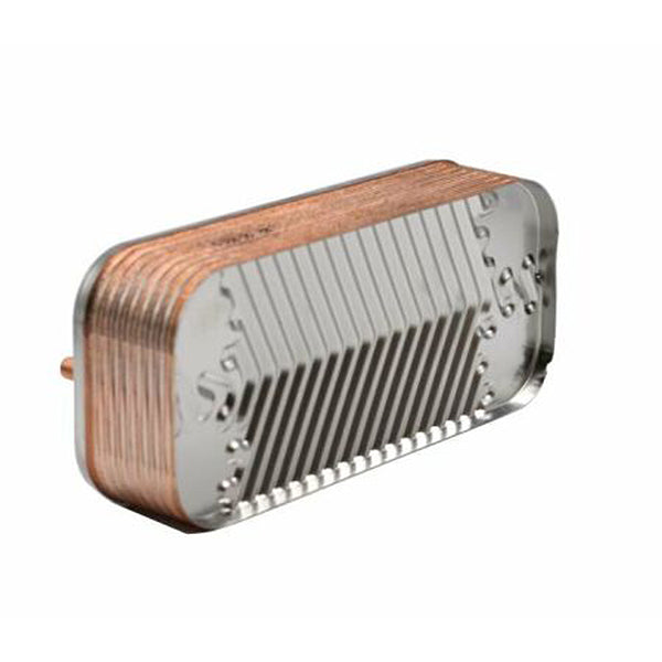 DHW Plate Heat Exchanger Gidex (16 plates) for Gas Boiler Italtherm City Plus, Hermann Micra 2 new 515000034