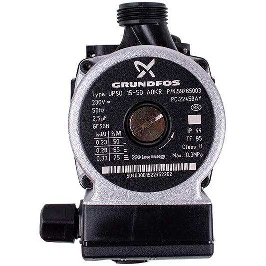 Circulation Pump Assembly Grundfos UPSO 15-50 75 W for Gas Boiler Nobel 2-24 SE Plus 1488