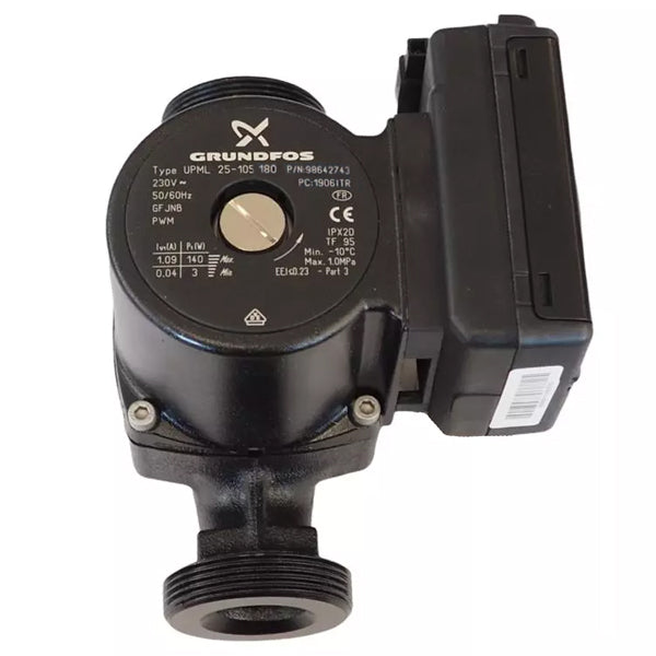 Frequency Circulation Pump Grundfos UPML 25-105 180 3-140 W for Boiler Italtherm Time 250112601