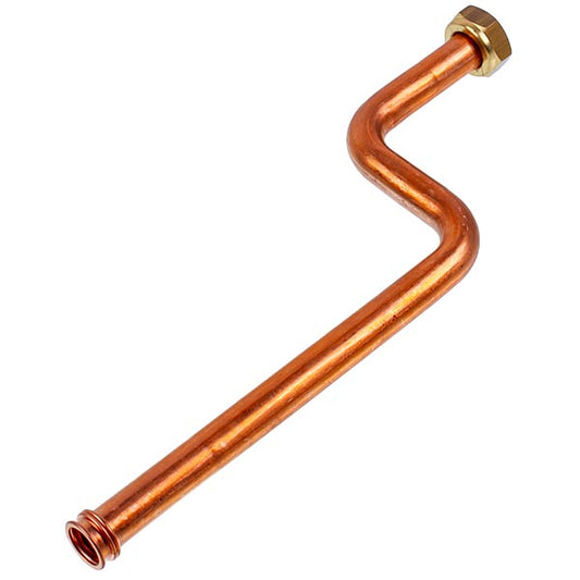 Heat exchanger-heating group tube for gas boiler Compatible with Tiberis Oberon 505000107