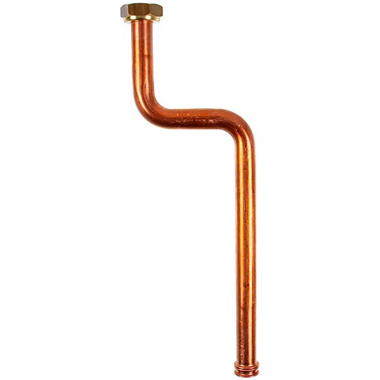 Heat exchanger-heating group tube for gas boiler Compatible with Tiberis Oberon 505000107