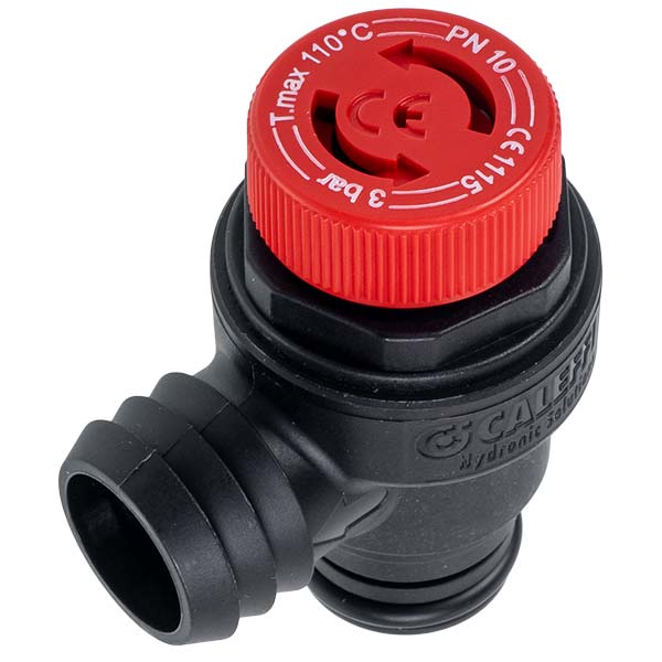 Condensing and Gas-fired Boiler Safety Valve Caleffi 3 bar Italtherm City Class 255000011