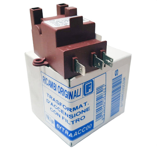 Ignition Transformer ITW BW12026-02 for Gas-fired Boiler Fondital Nias, Tahity, Nova Florida Libra, Picto 6YTRAACC00