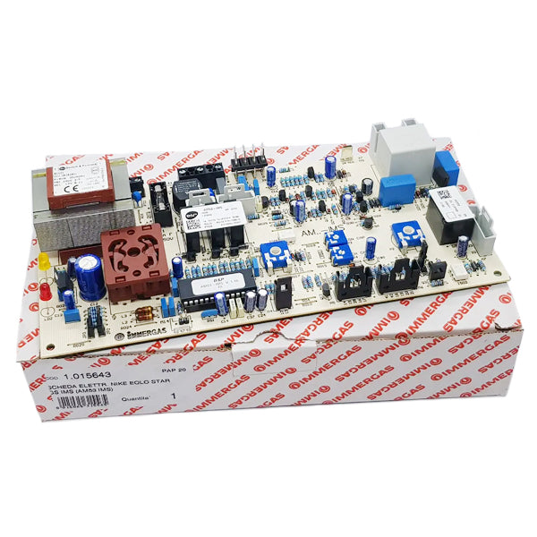 Control Board B&P AM53-IMS for Gas-fired Boiler Immergas Eolo/Nike Star (with control knobs) 1.015643