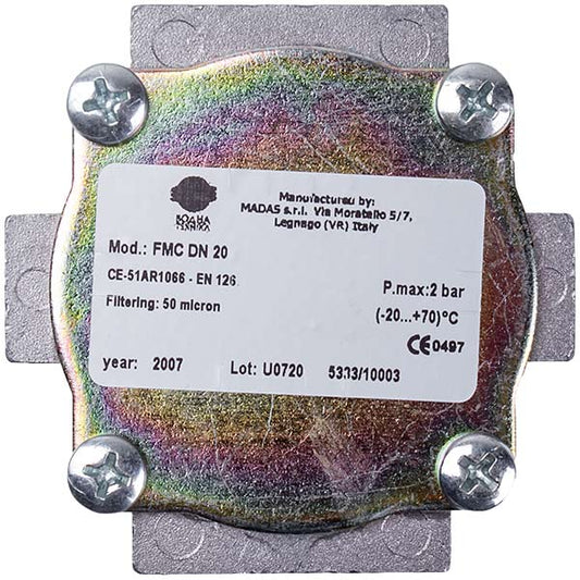 Gas filter Madas FMС DN 20 3/4" 2 bar for Gas Boiler