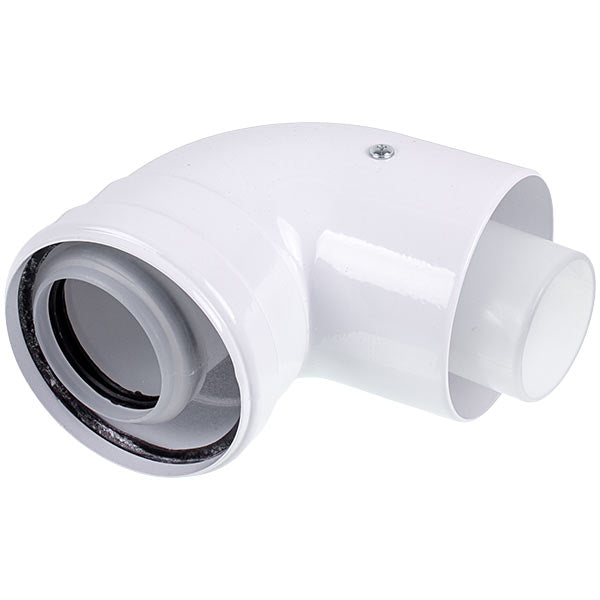 Flue Elbow 90° D=60/100mm for Gas Condensing Boiler