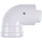Flue Elbow 90° D=60/100mm for Gas Condensing Boiler