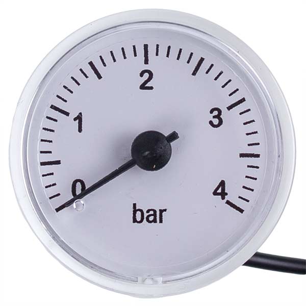 Gas-fired Boiler Pressure Gauge Compatible with Ferroli 39806330 0-4 bar D=43/40 mm