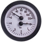 Thermomanometer 0-4 bar 0-120 °C for gas boiler Compatible with Junkers/Bosch/Buderus, Protherm 7098311