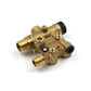 3-way valve housing for gas boiler Compatible with Italtherm/Tiberis 510000617