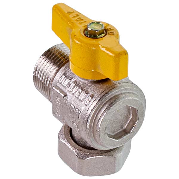 Gas ball angle gas valve for gas boiler Immergas 1.017572