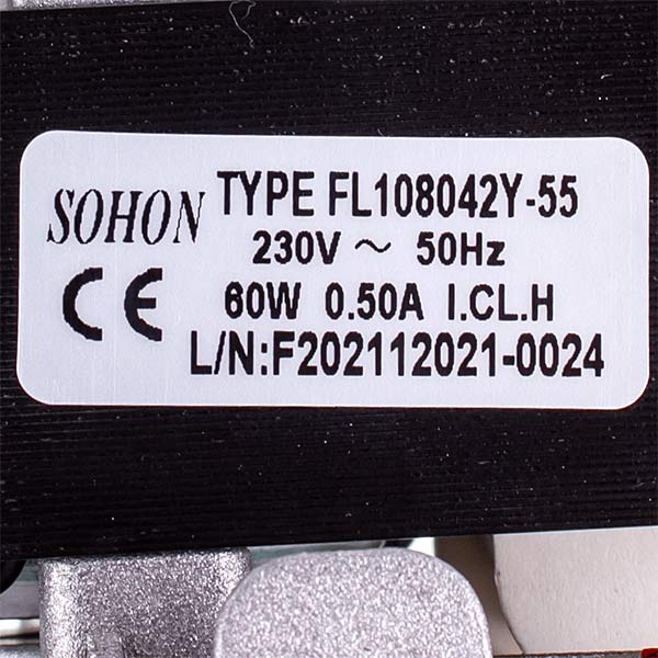 Fan Sohon FL108042Y-55 60 W for gas boiler Junkers Euroline, Eurostar, Jetatherm 8717204224