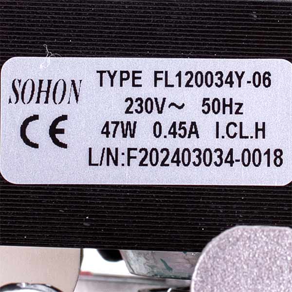 Fan 47 W for Gas Boiler Compatible with Ariston UNO 24 995897