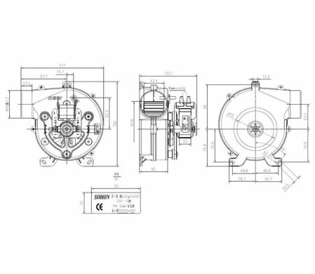 Fan 39 W for Gas Boiler Compatible with Fondital/Nova Florida 6VENTILA13