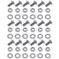 Washing Machine Set of Fasteners Legs (18 pcs., M5x10, hexagon) Electrolux, Zanussi