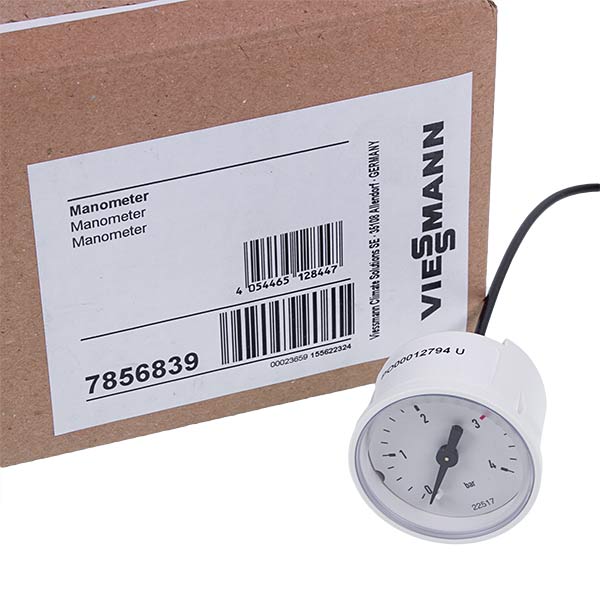 Gas-fired Boiler Pressure Gauge 0-4 bar D=43/40 mm Viessmann Vitopend 100 A1JB/A1HB 7856839
