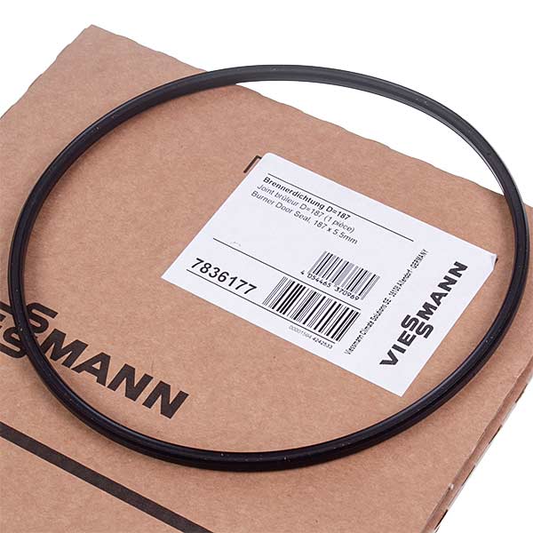 Burner Seal D=187x5,5 mm for Condensing Boiler Viessmann Vitodens 100/200 19-35 kW 7836177