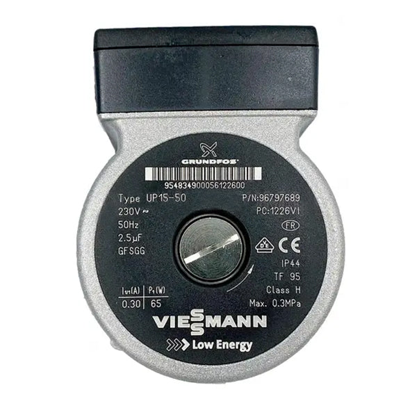 Circulation Pump Grundfoss UP 15-50 65 W for Gas Boiler Compatible with Viessmann 7828741