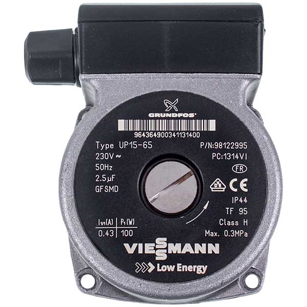 Circulation Pump Grundfos UP 15-70 105 W for Gas Condensing Boiler Viessmann 7828743