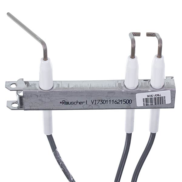 Ignition and Ionization Electrodes for Gas Boiler Viessmann Vitopend 100-W WH1B, WH1D, A1JB/A1HB 7831305 7831305