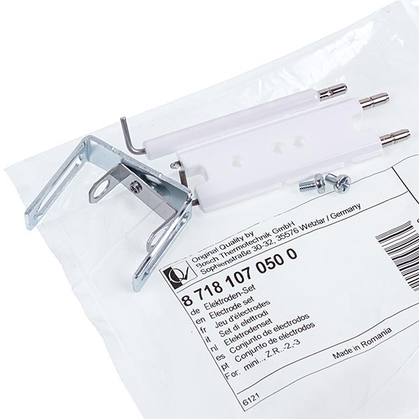 Set of Ignition and Ionization Electrodes for Gas Boiler Junkers, Bosch Gas 3000/7000 87181070500