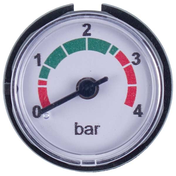 Gas-fired Boiler Pressure Gauge Compatible with Buderus 199286812 0-4 bar D=28 mm