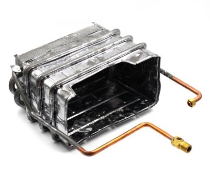 Heat Exchanger with Nut for Gas Water Heater Compatible with Selena E1 33.4096