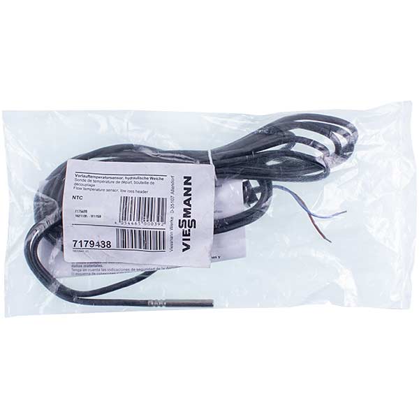 NTC Temperature Sensor 10 kOhm for Hydraulic Separator and Boiler in a Gas Boiler System Viessmann 7179488