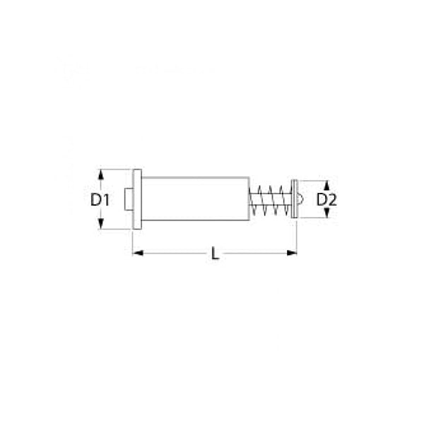 Magnetic insert for gas valve of gas equipment Mertik 106221 D=19/14mm L=32mm