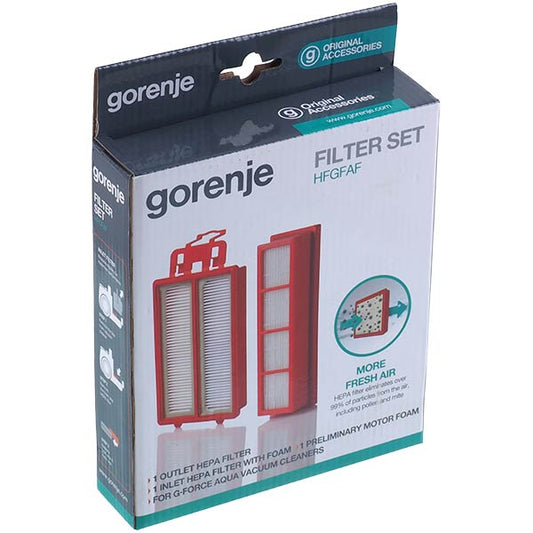 HEPA filter set (container + outlet) for vacuum cleaner Gorenje 731228