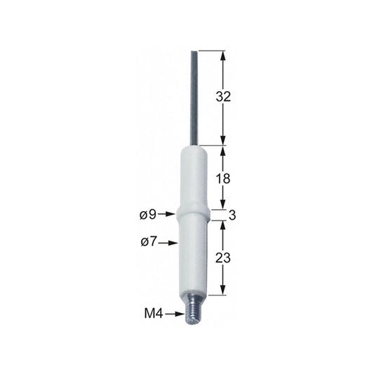 Ignition electrode for gas equipment 100701