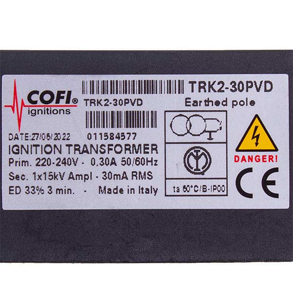 Ignition unit COFI ignitions TRK2-30PVD for gas appliances Lainox/Olis 104688
