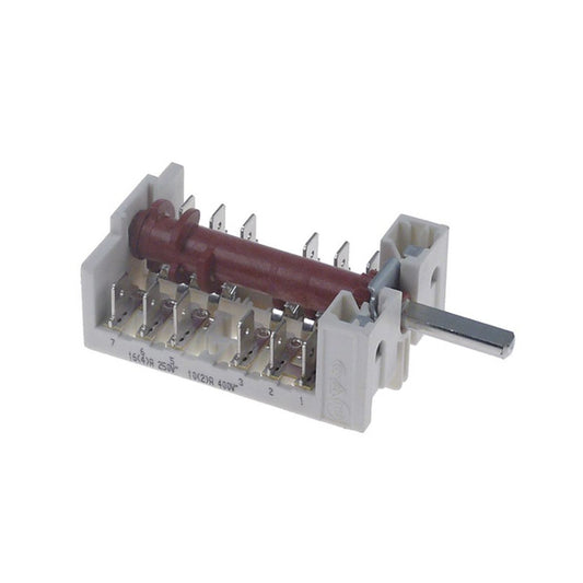 Mode Switch GOTTAK 870500, 8705001 for Combi Оven Compatible with Electrolux/Zanussi FC 300233 (8 positions)