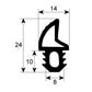 Door Gasket Rubber for Combi Oven Piron, Apach 900913