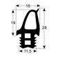 Door Gasket Rubber for Combi Oven Retigo B1011i, O1011b series 902765 625x743мм